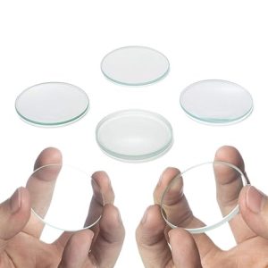 Amlong Crystal Premium Optical Glass Double Convex and Concave Lens Set, 50mm Diameter, 3 Double Convex (20, 30, 50cm FL) and 3 Double Concave (20, 30, 50cm FL), 6 Piece Set