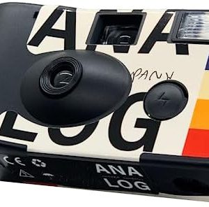 Analog Portrait Mode Disposable Camera w/Flash + Development & Digital Uploads | New Half-Frame 35mm Film Single-Use Camera, 34 Exposures, Pictures Sent to Your Phone