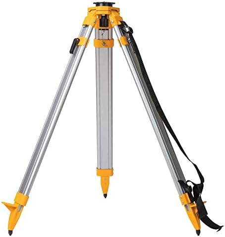 DEWALT Tripod Stand, Heavy Duty, Construction Tripod, Built-In Strap for Easy Transport on Jobsites (DW0737) - Image 3